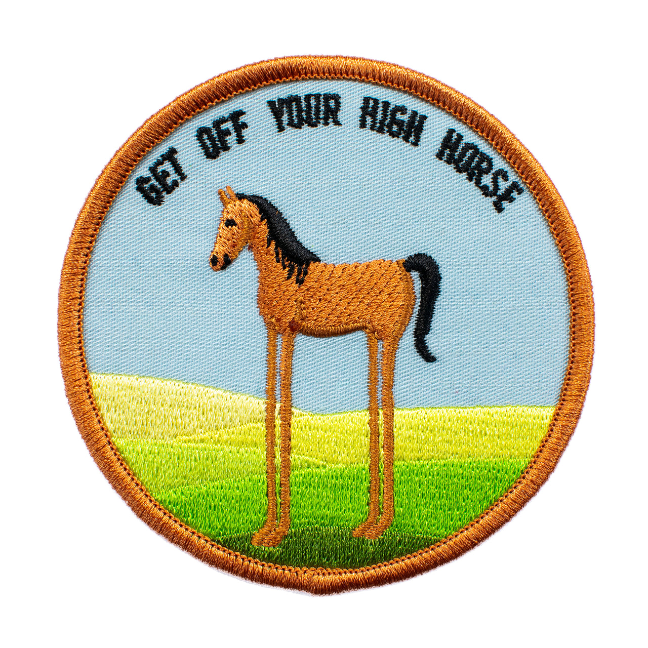 High Horse Embroidered (Iron-On Patch)