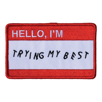 Trying My Best (Iron-On Patch)