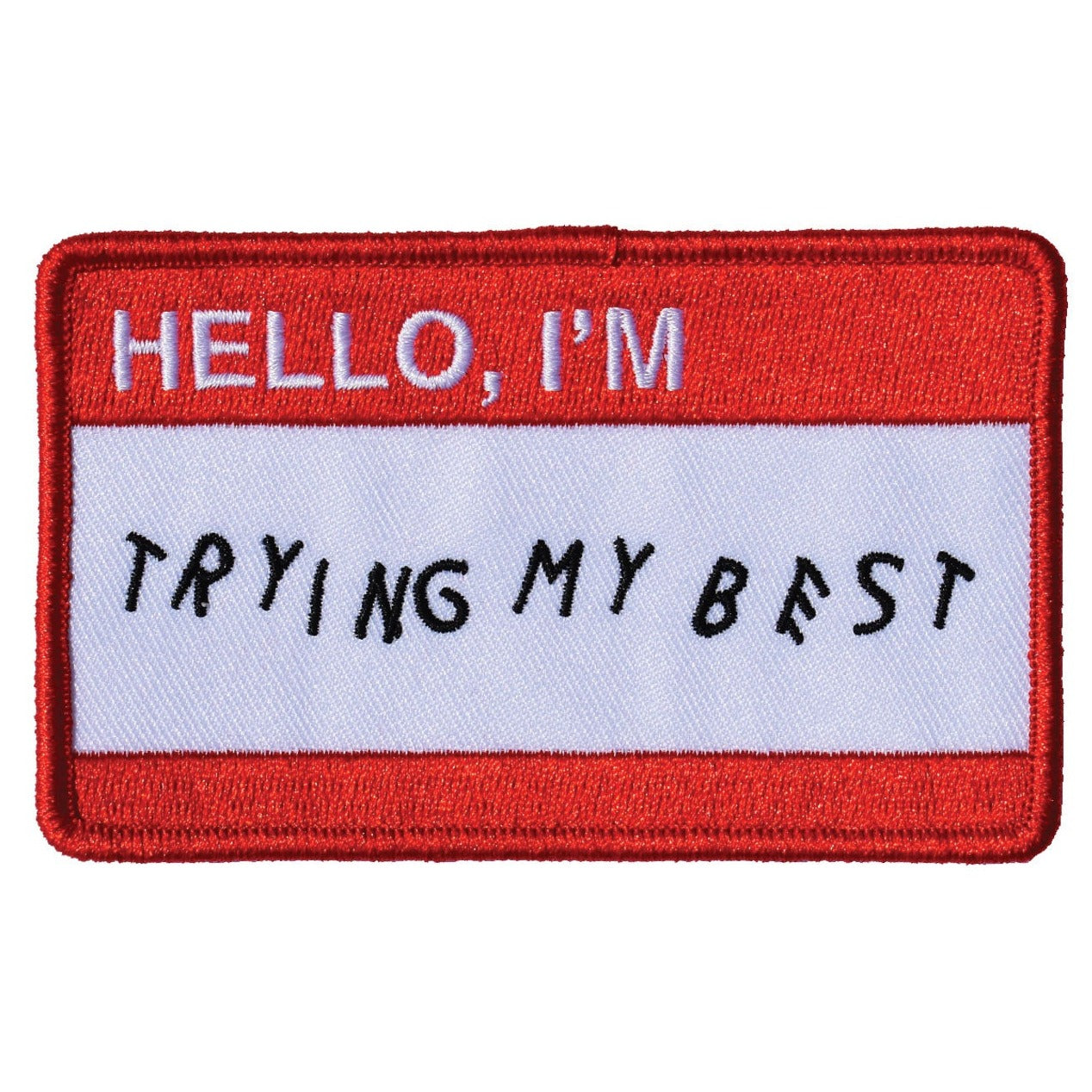 Hello My Name Is Personalized Patch Iron on or with VELCRO® Brand