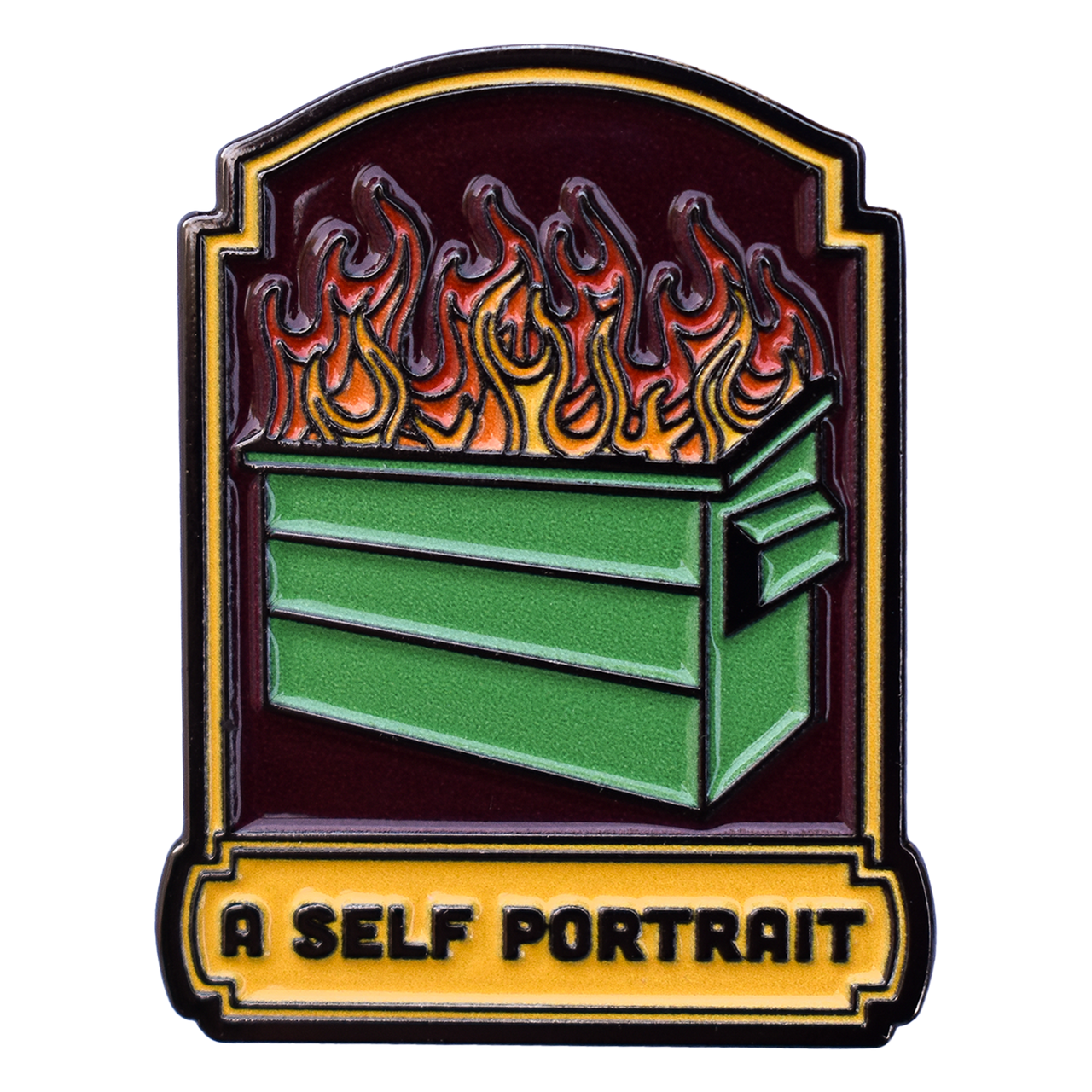 A Self Portrait (Enamel Pin)