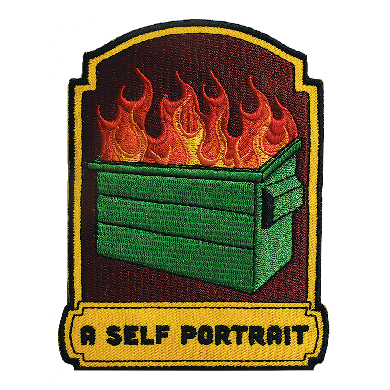 A Self Portrait (Velcro Patch)