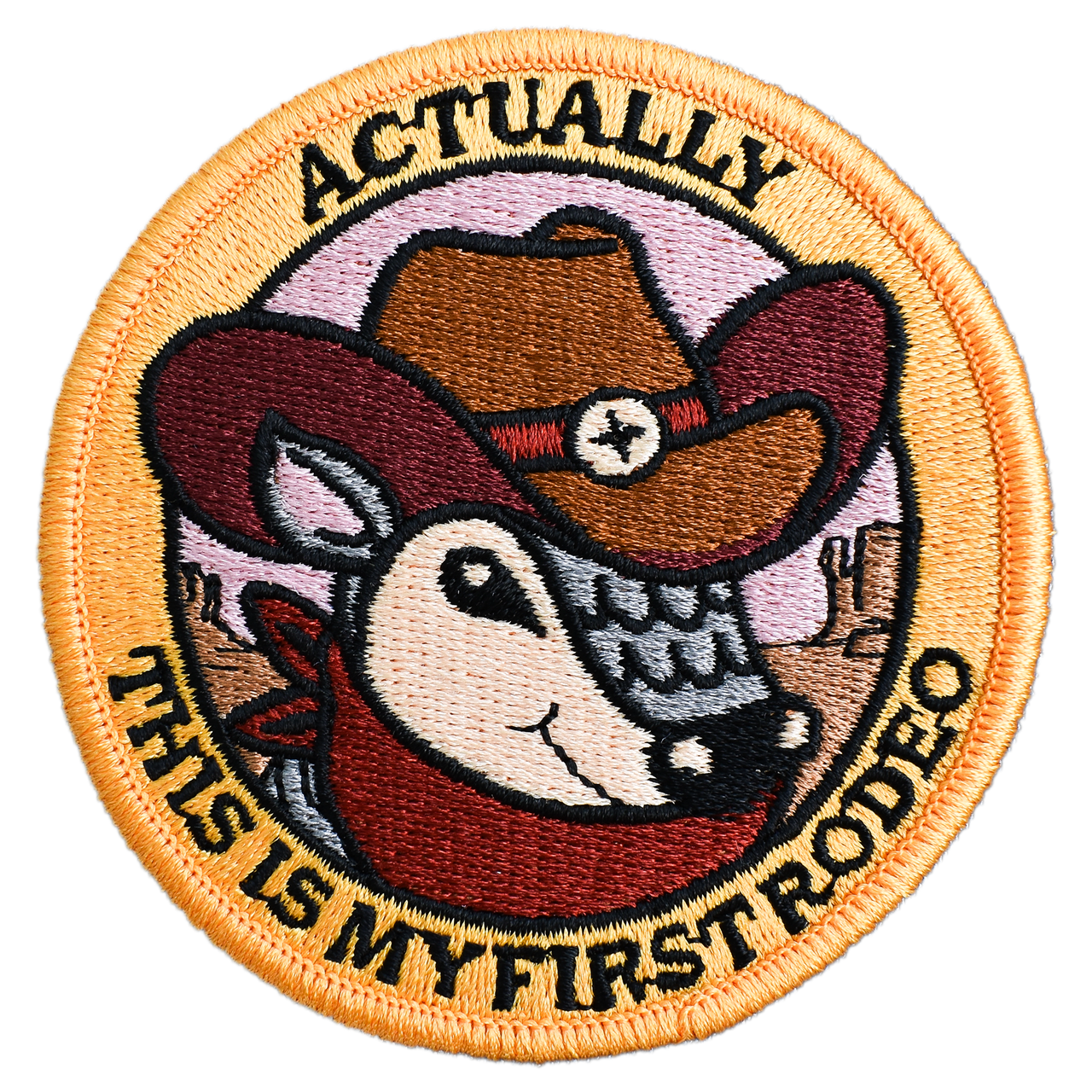Actually, This Is My First Rodeo (Iron-On Patch)
