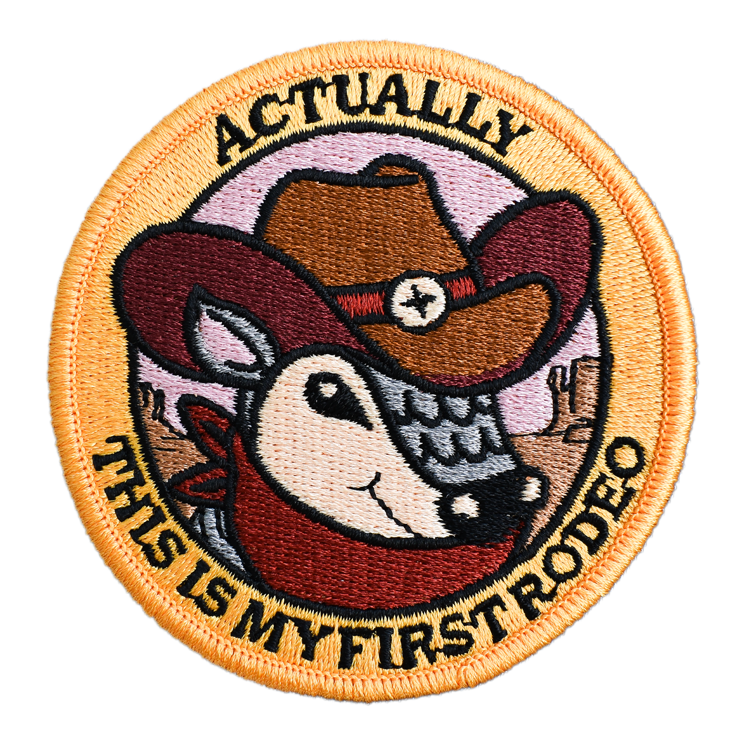 Not My First Rodeo Patch Actually, This Is My First Rodeo (Iron-On Patch)