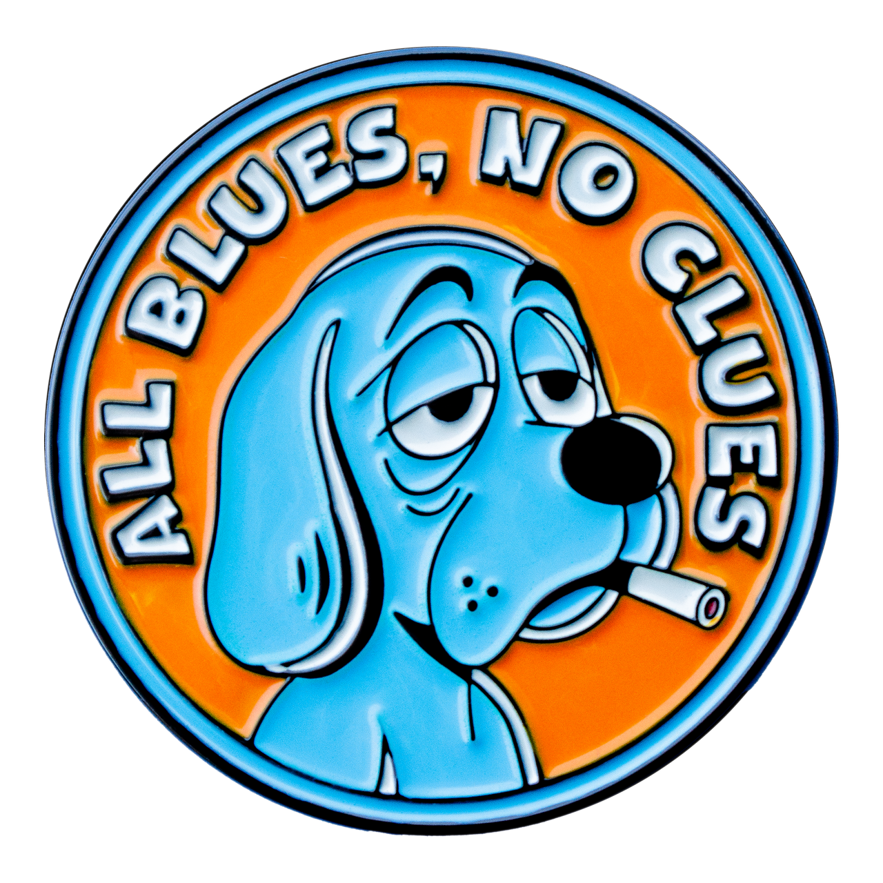 All Blues, No Clues (Enamel Pin)