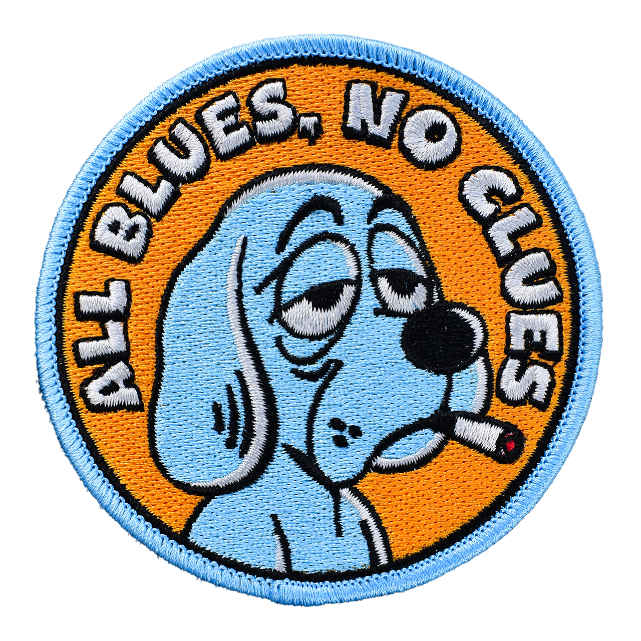 All Blues, No Clues (Iron-On Patch)