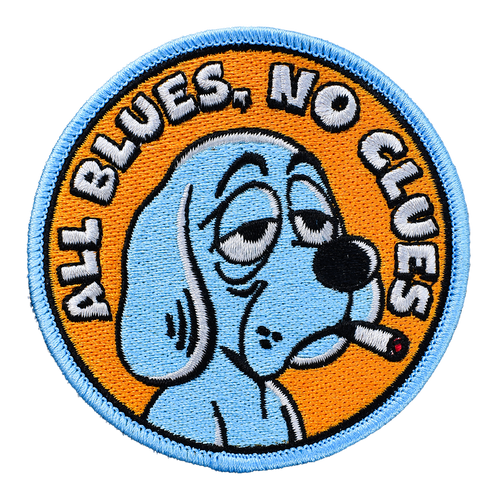 All Blues, No Clues (Iron-On Patch)