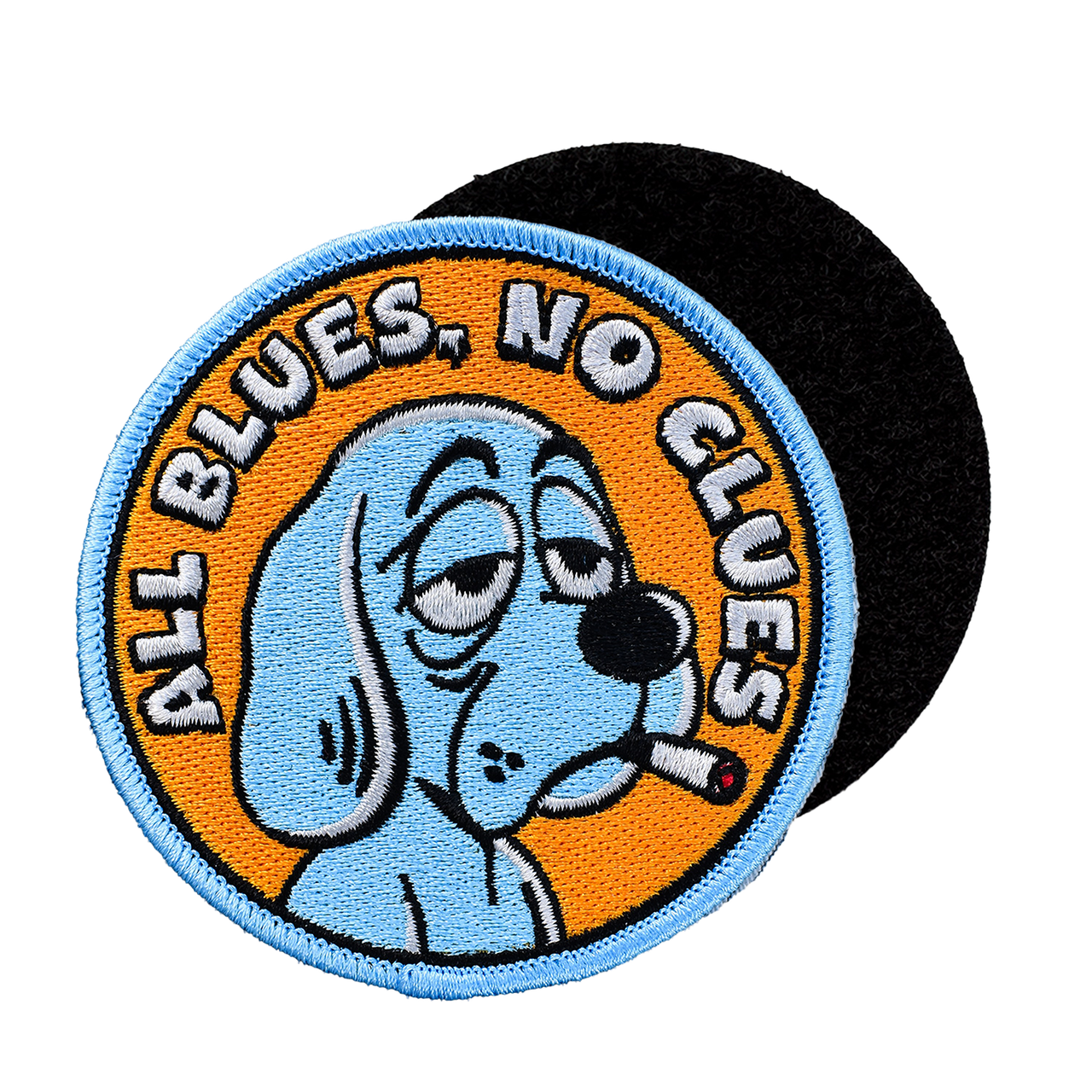 All Blues, No Clues (Velcro Patch)