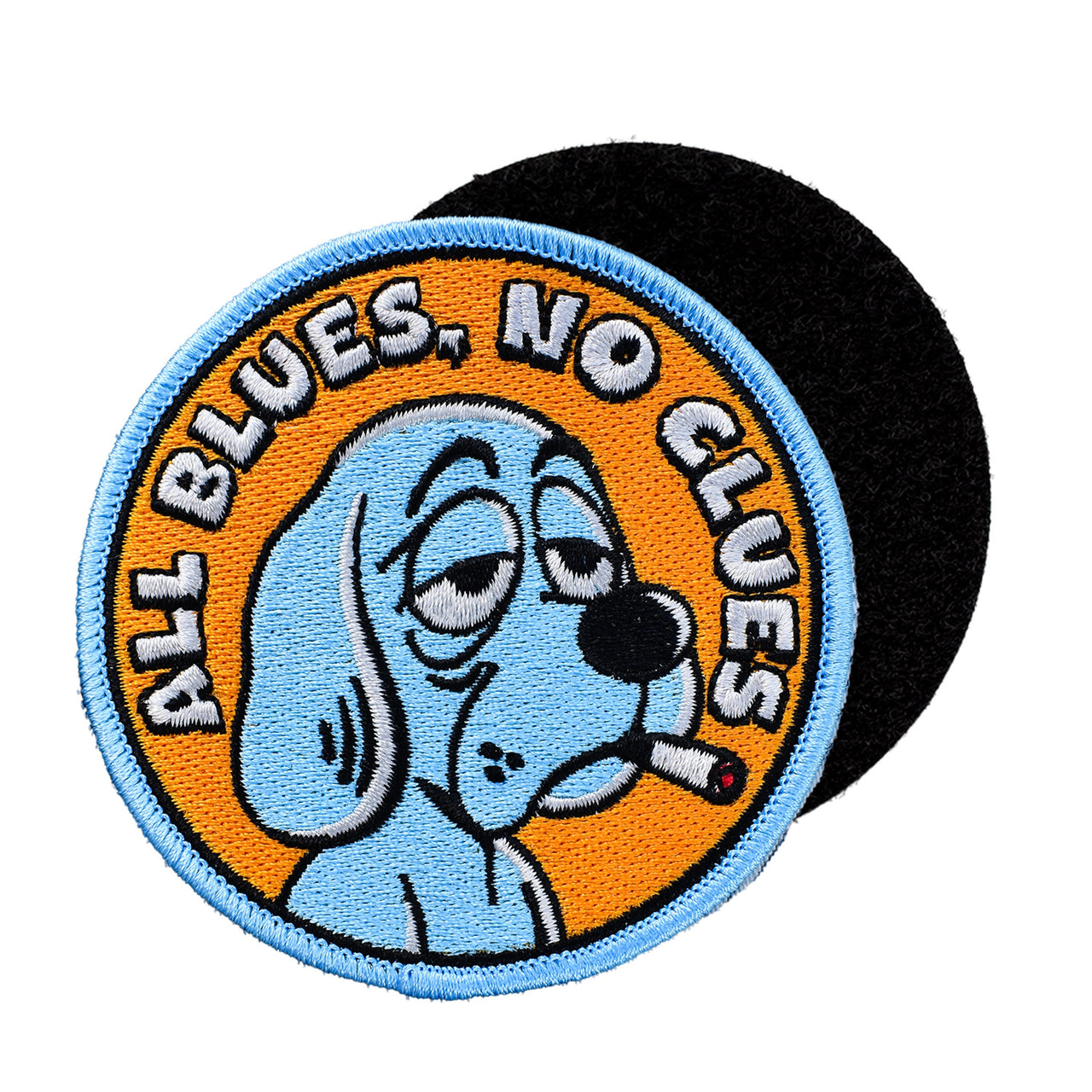 All Blues, No Clues (Velcro Patch)