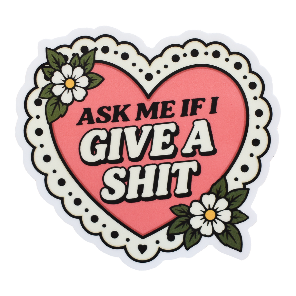 Ask Me Sticker