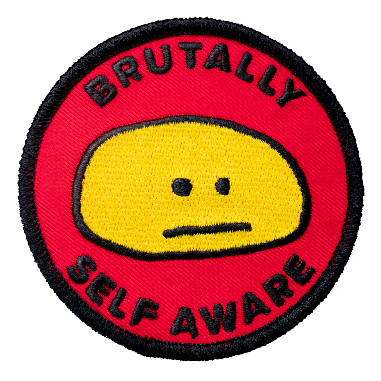 Brutally Self Aware (Iron-On Patch)