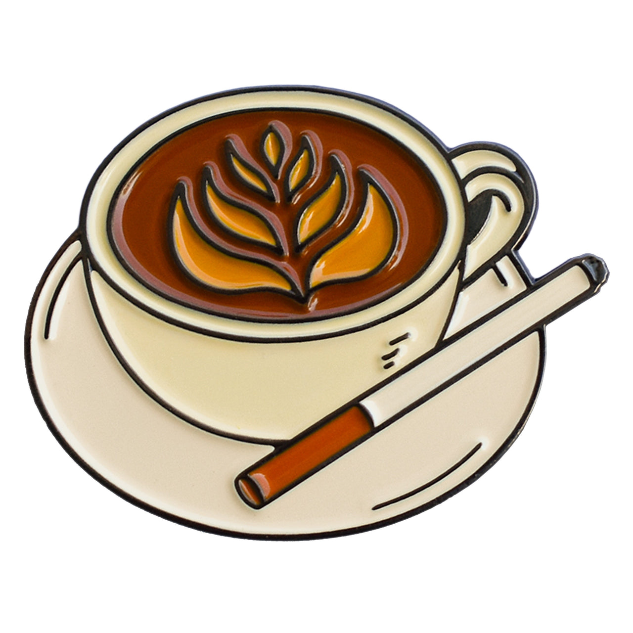 Coffee & Cigarette (Enamel Pin)