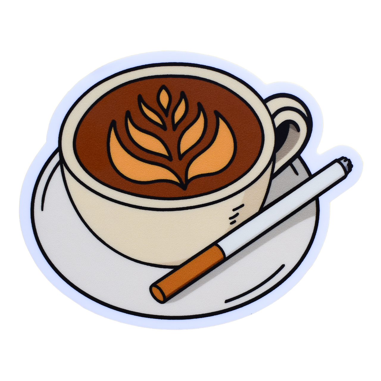 Coffee & Cigarette Sticker