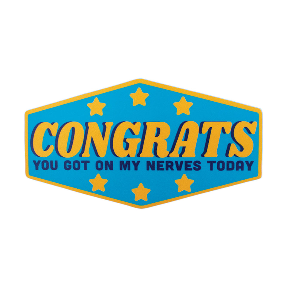 Congrats Sticker Rectangle Stickers