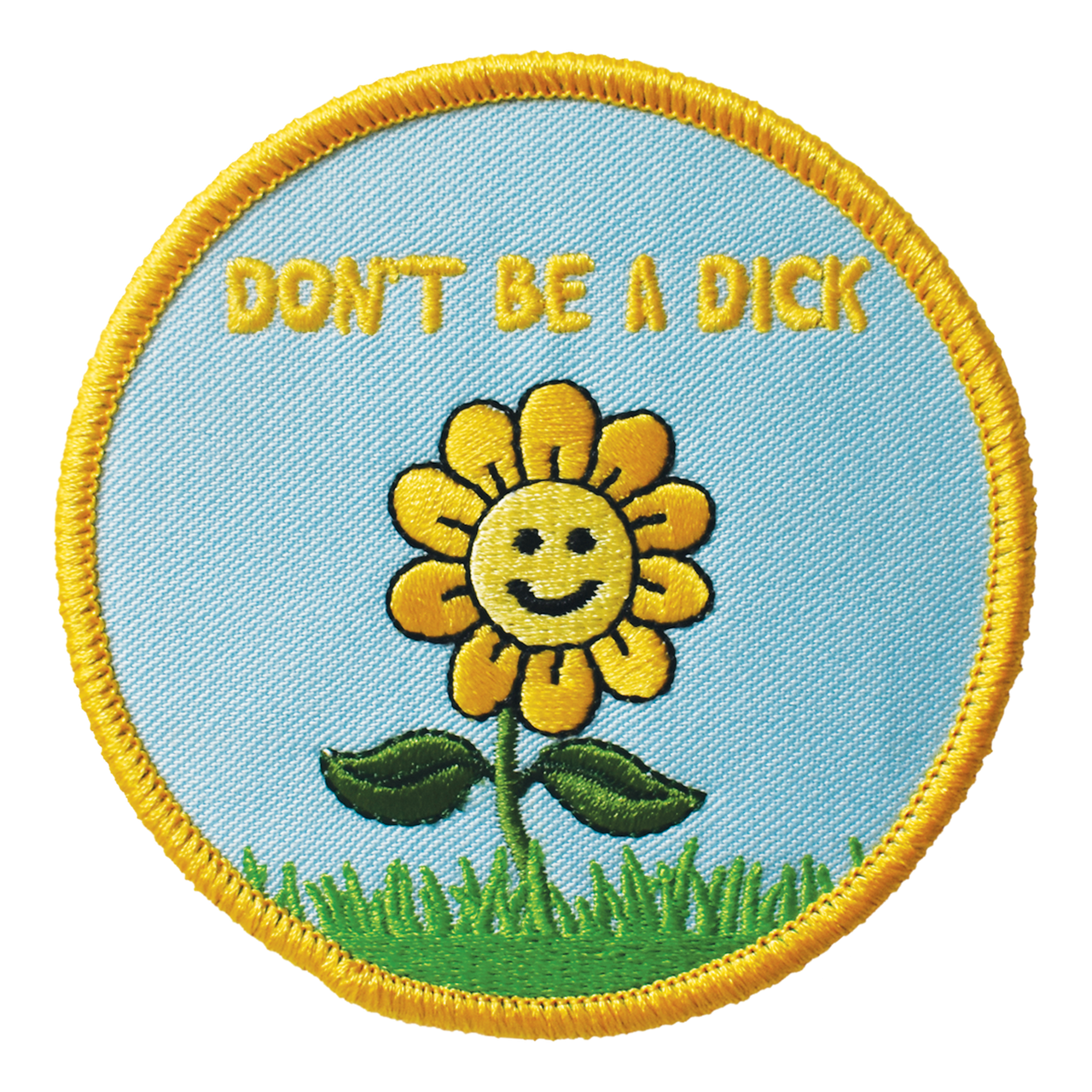 Don't Be a Dick (Iron-On Patch)