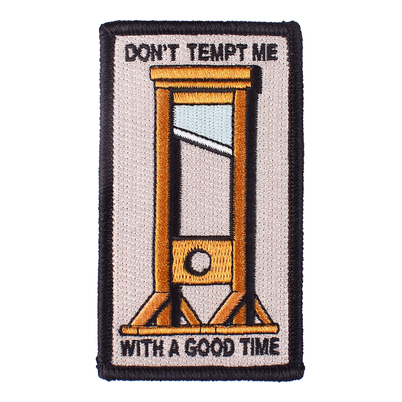 Don't Tempt Me (Iron-On Patch)