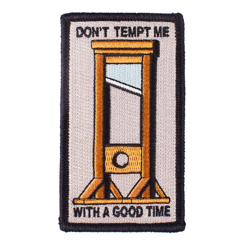 Don't Tempt Me (Iron-On Patch)