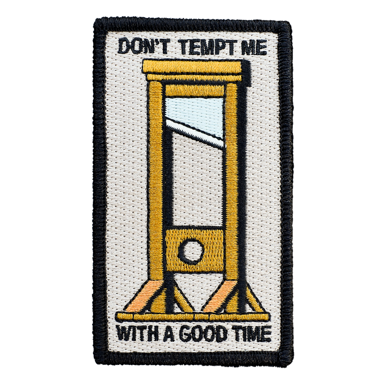 Don't Tempt Me (Velcro Patch)