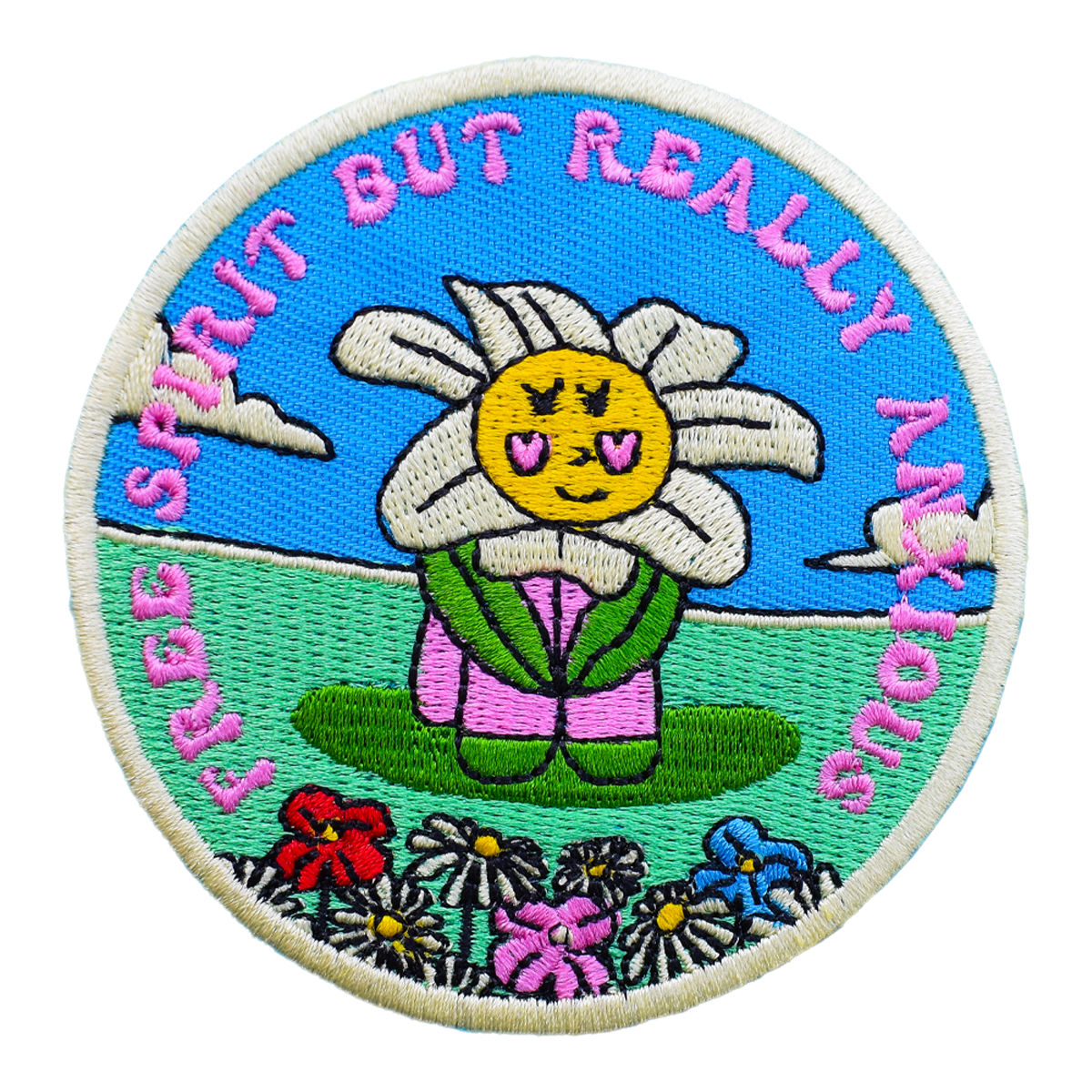 Free Spirit But Really Anxious (Iron-On Patch)