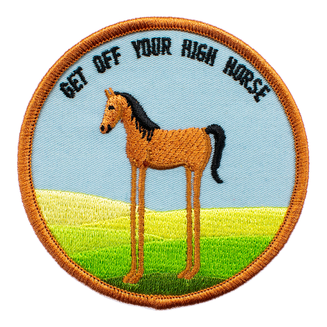 High Horse Embroidered (Iron-On Patch)