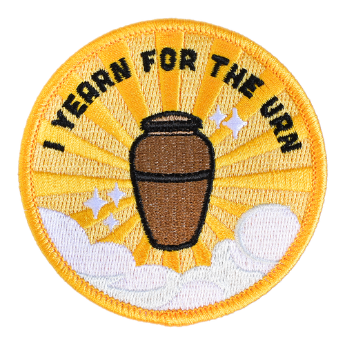 I Yearn for the Urn (Iron-On Patch)