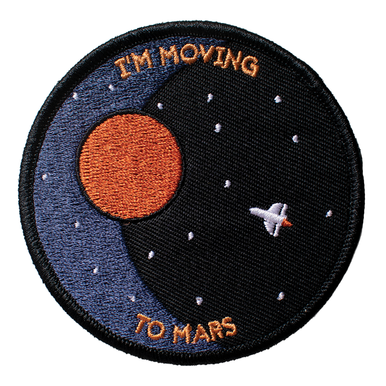 I'm Moving To Mars (Iron-On Patch)