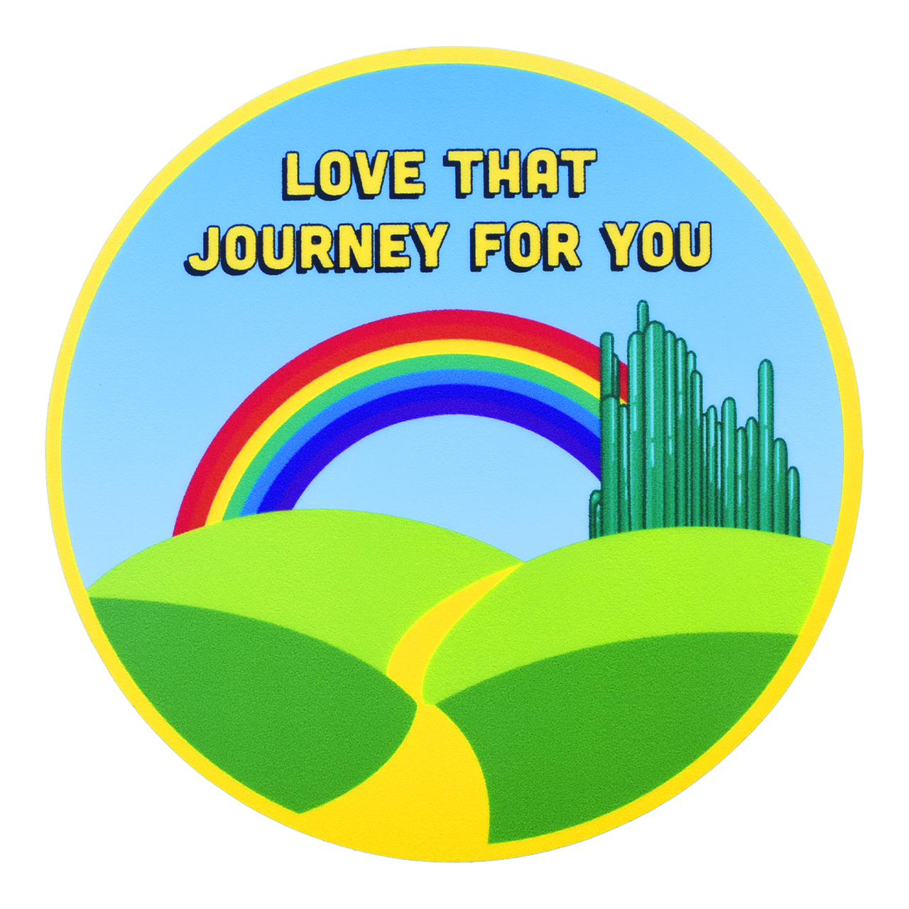 Love That Journey Sticker