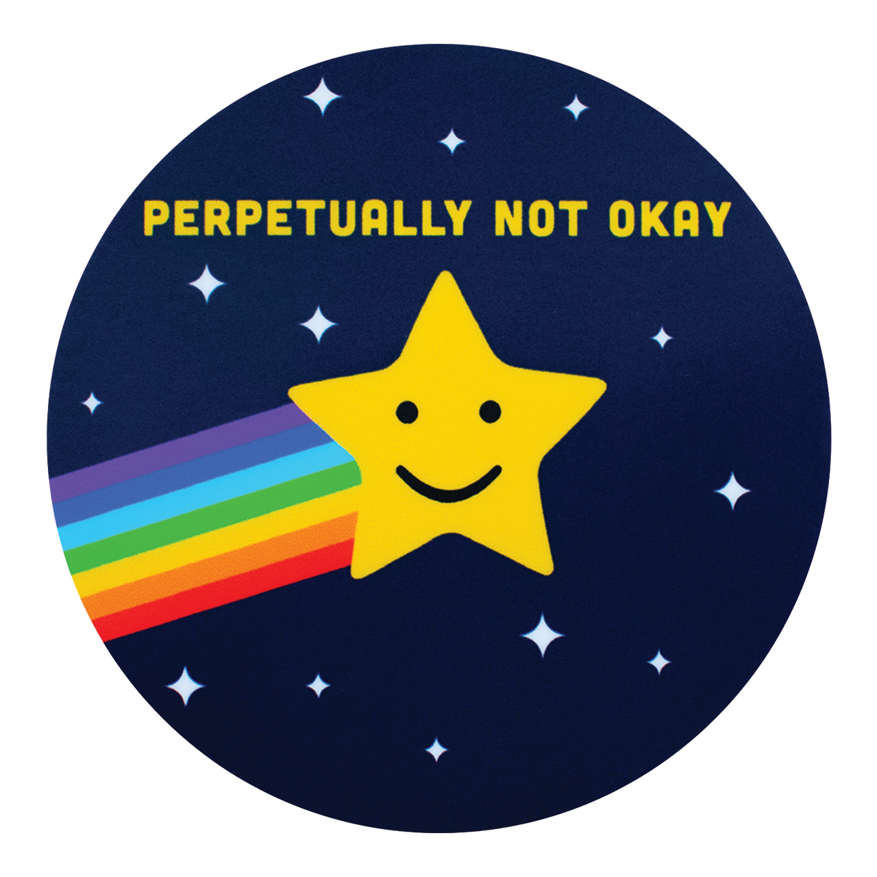 Perpetually Not Okay Sticker