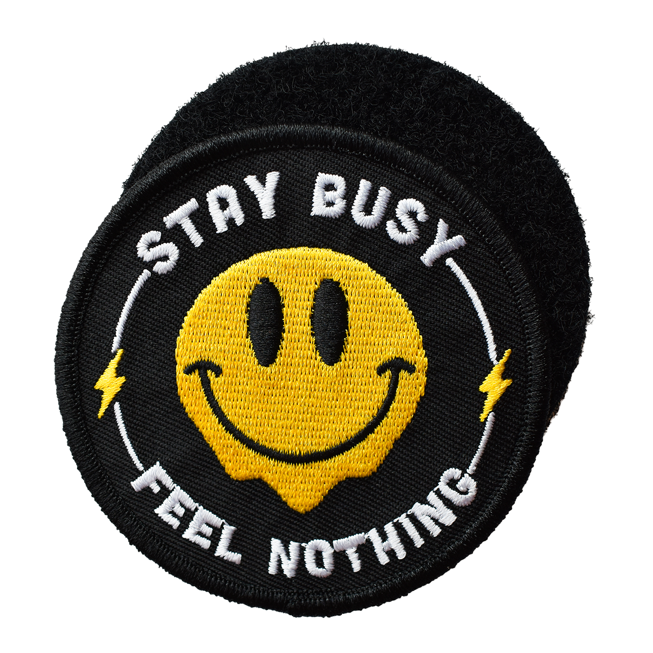 Stay Busy, Feel Nothing (Velcro Patch)