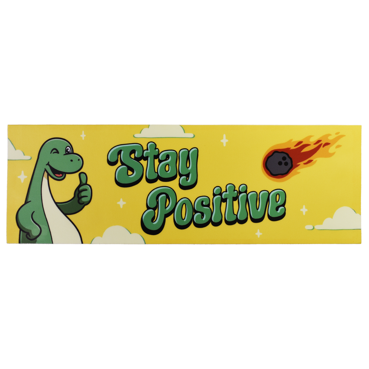 Stay Positive Bumper Sticker