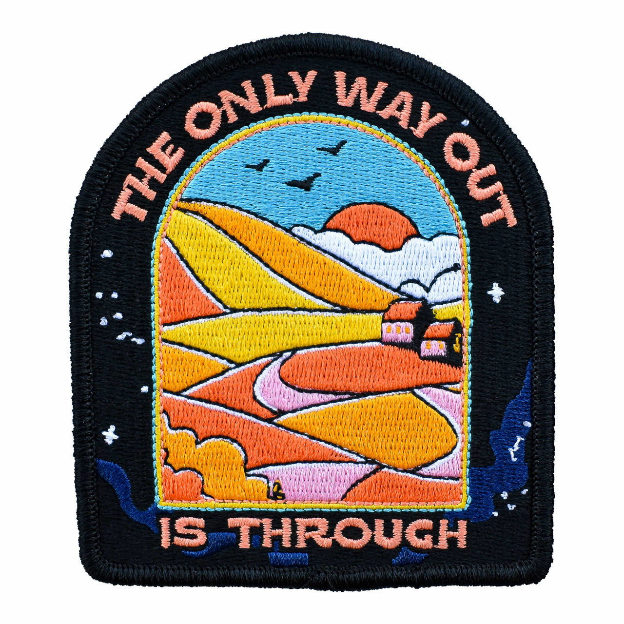 The Only Way Out Is Through (Iron-On Patch)