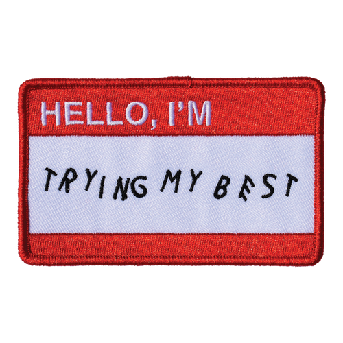 Trying My Best (Iron-On Patch)