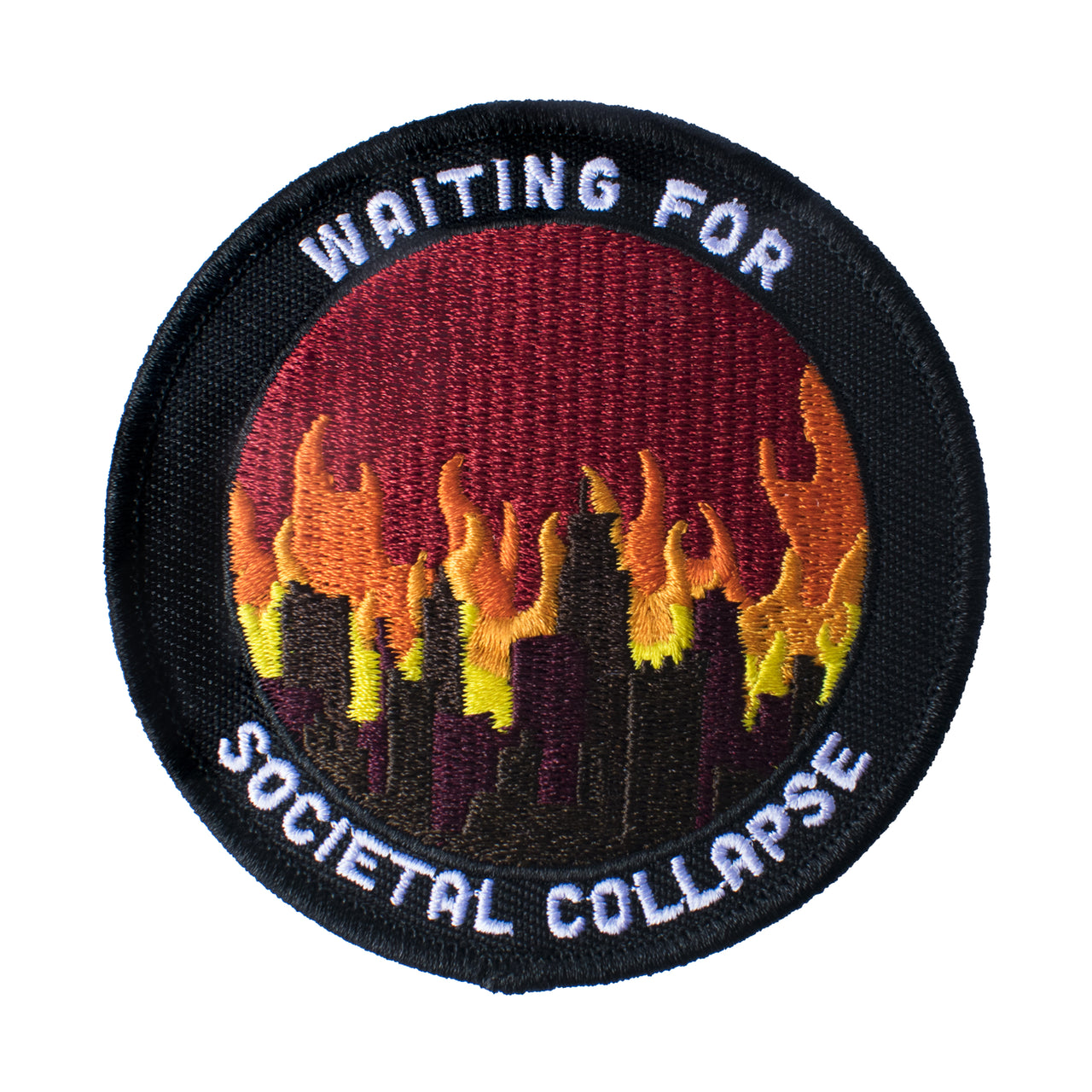 Waiting For Societal Collapse (Hook & Loop Patch)